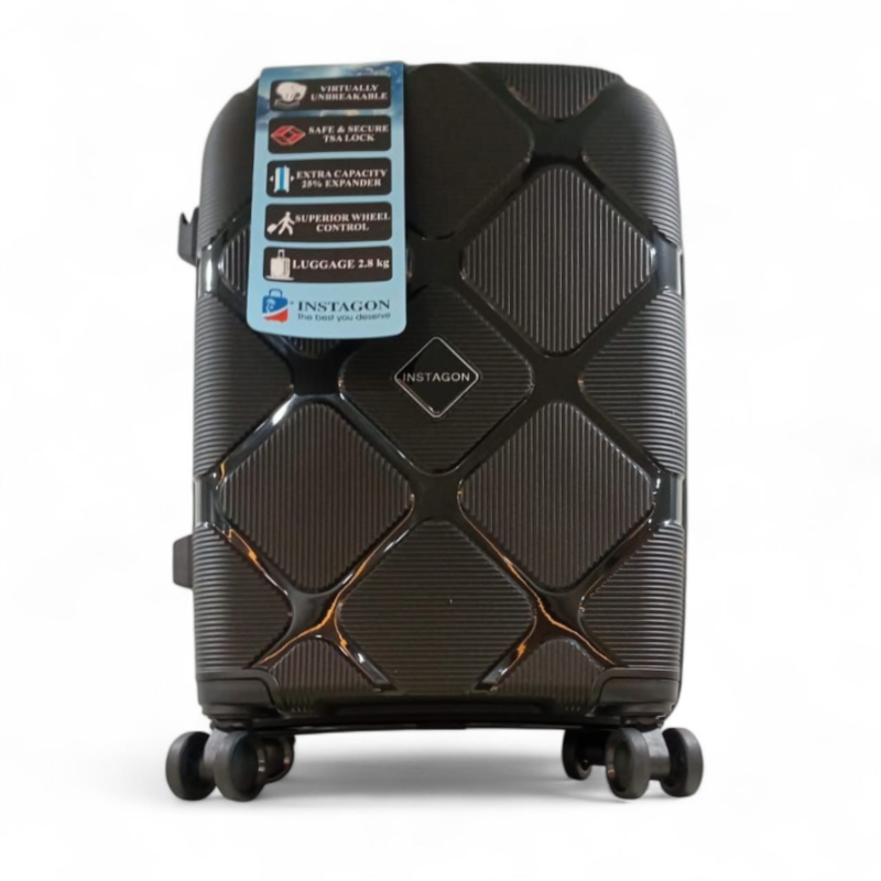 Instagon 4 Pc Polypropylene Hardcase Luggage