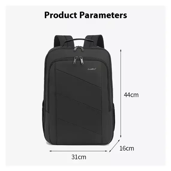 CoolBell 8288 Laptop Backpack – Slim, Waterproof Travel & Work Bag with USB Port (15.6 inch)