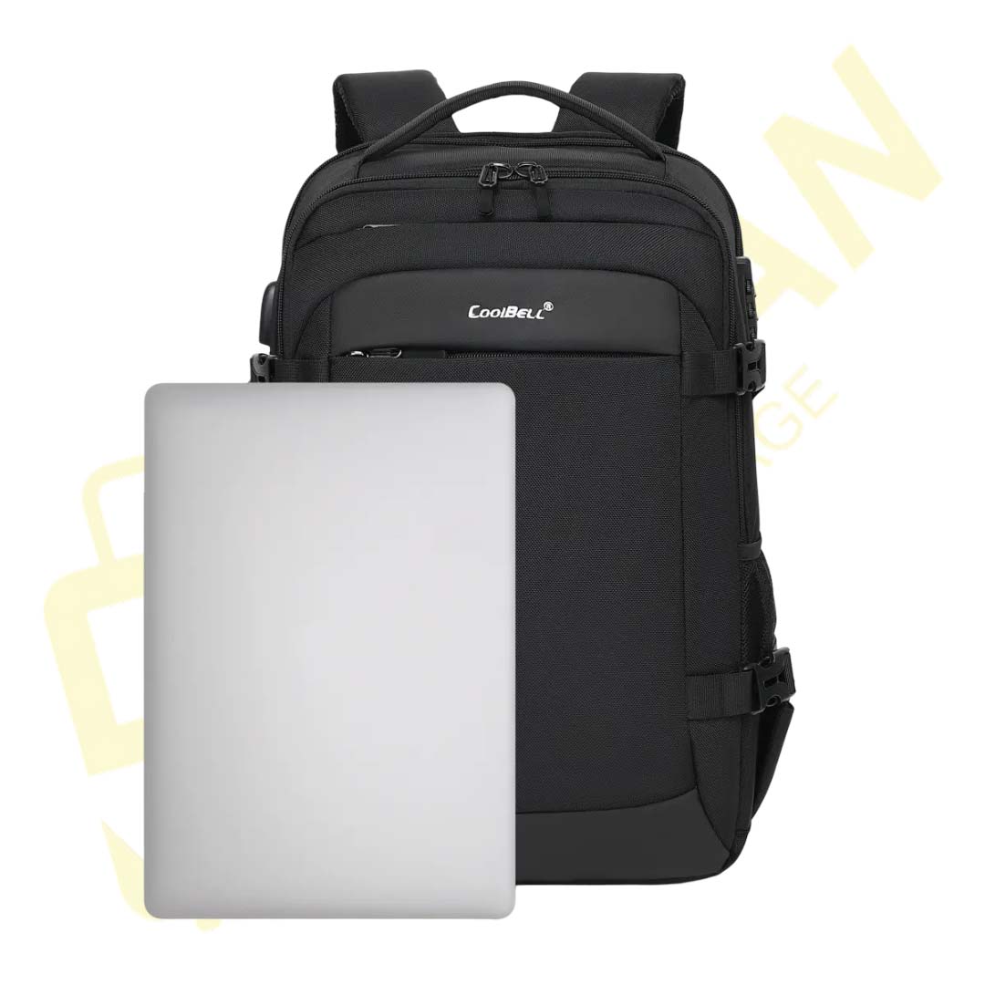 CoolBell CB-8297 Laptop Backpack – Fits 15.6” Laptops, Water-Resistant, USB Port