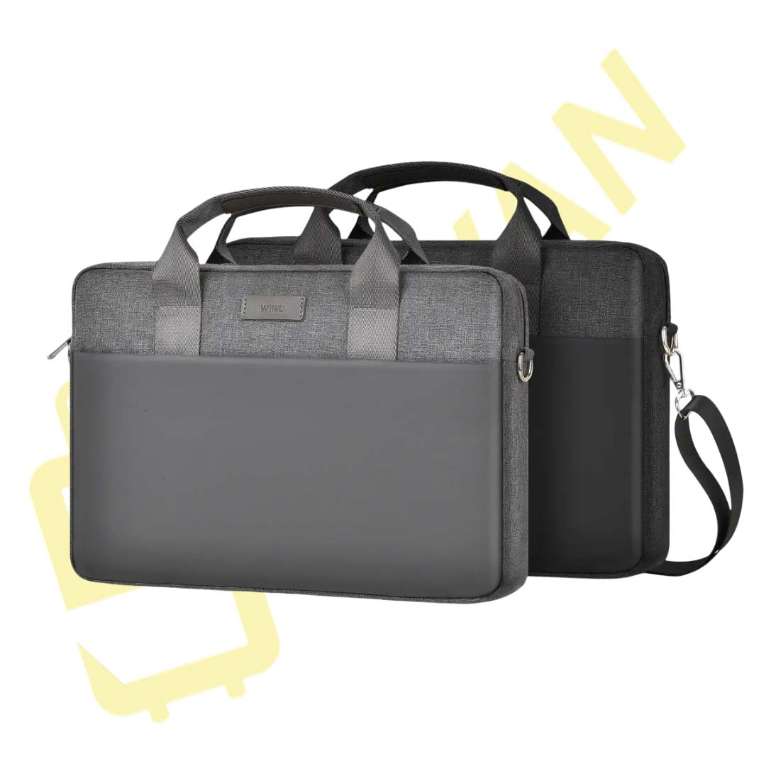 WIWU Minimalist Pro Laptop Bag – Slim Professional Office Bag with Shockproof Protection for Laptop & MacBook